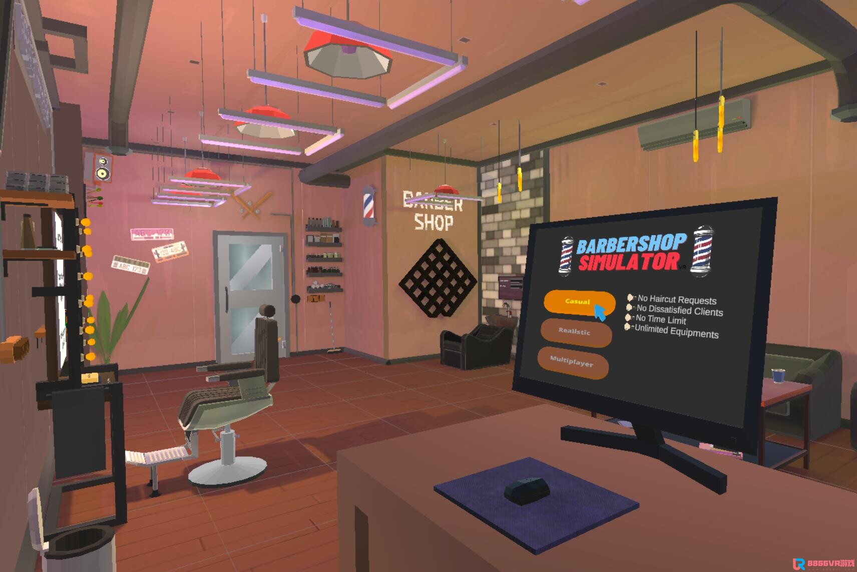 [Oculus quest] 理发店模拟器（Barbershop Simulator VR）3218 作者:yuanzi888 帖子ID:5044 