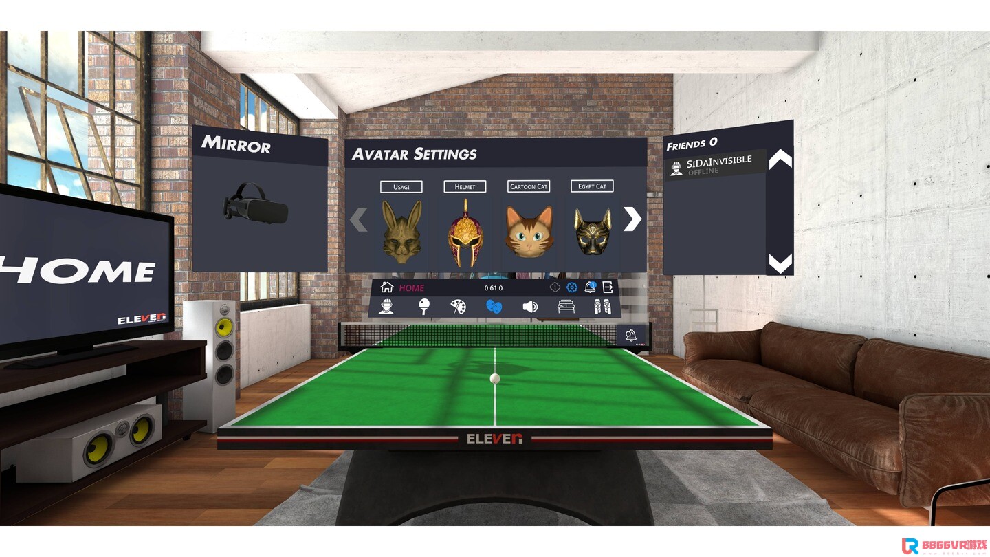 [Oculus quest] 乒乓球模拟器 VR（Eleven Table Tennis）774 作者:admin 帖子ID:3541 
